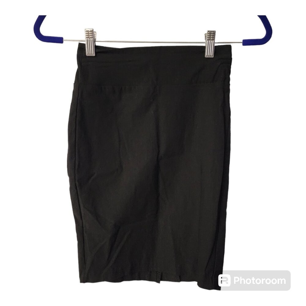 BCX Classic Black Pencil Skirt